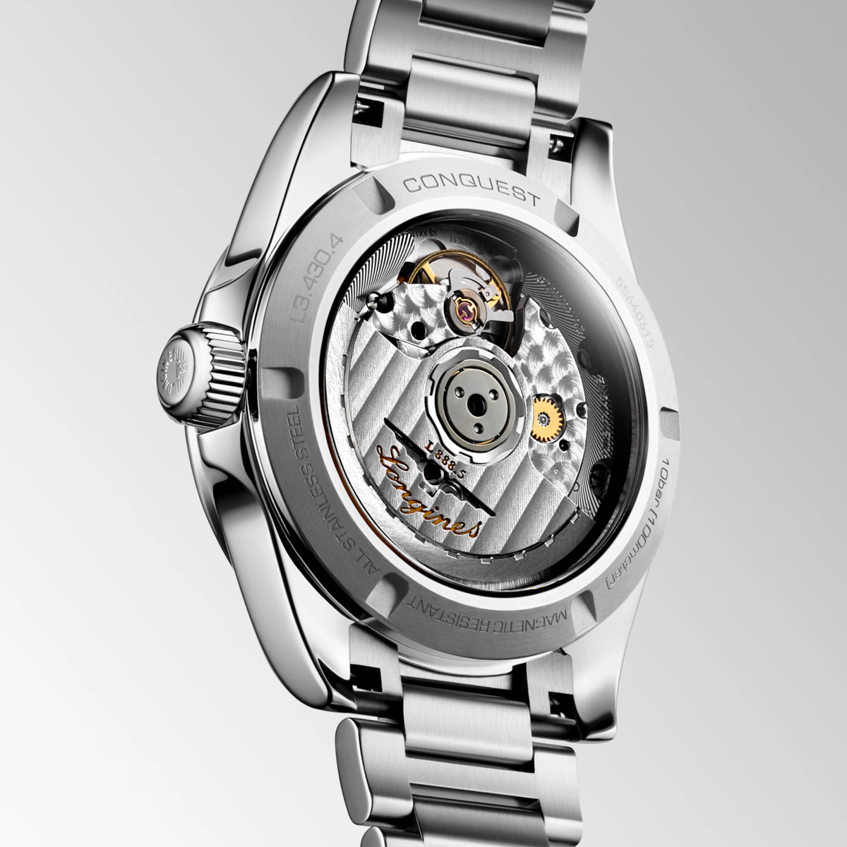 Longines Conquest 34mm Mother Of Pearl Dial Automatic Women's Watch