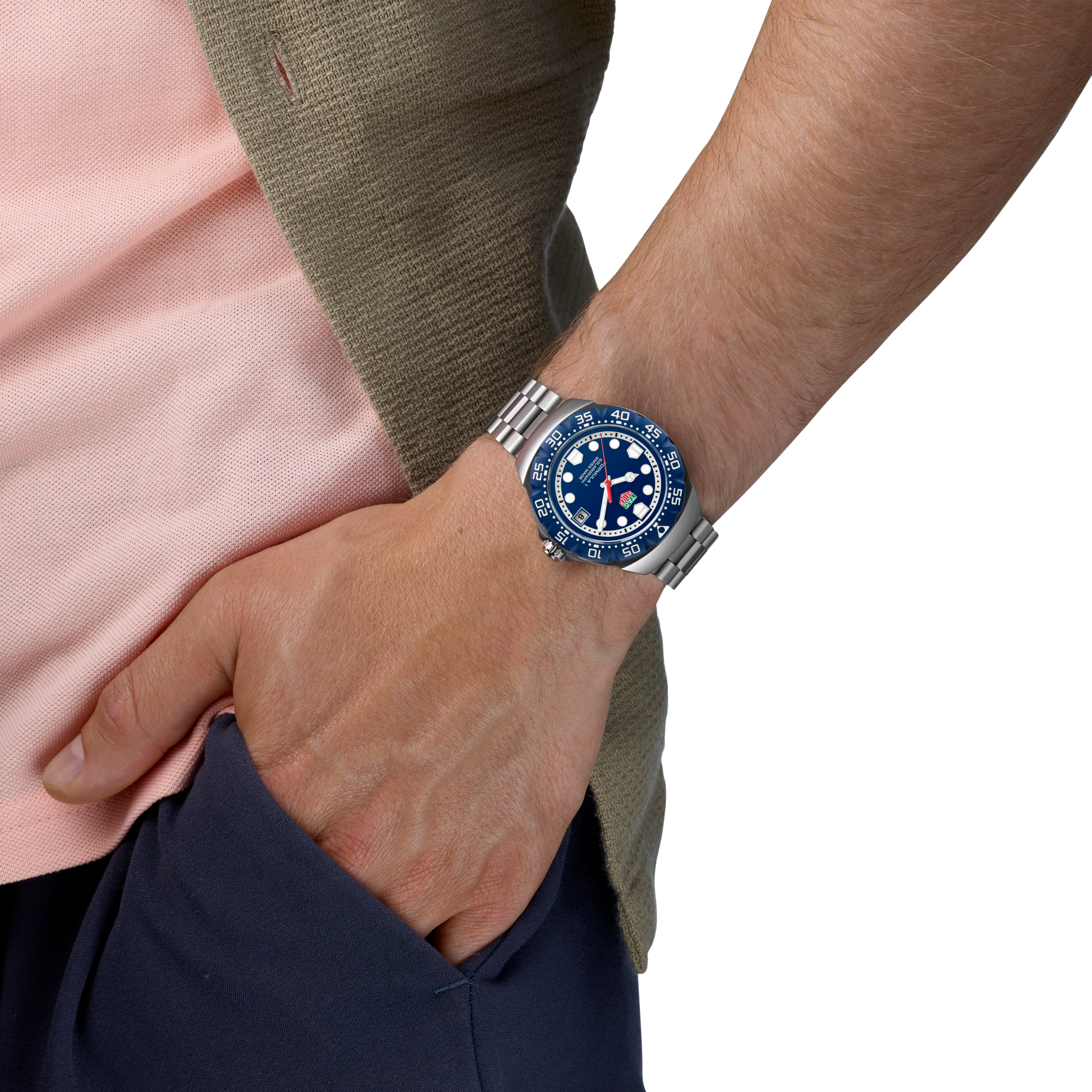 TAG Heuer Blue Dial Formula 1 Solargraph Men's Watch