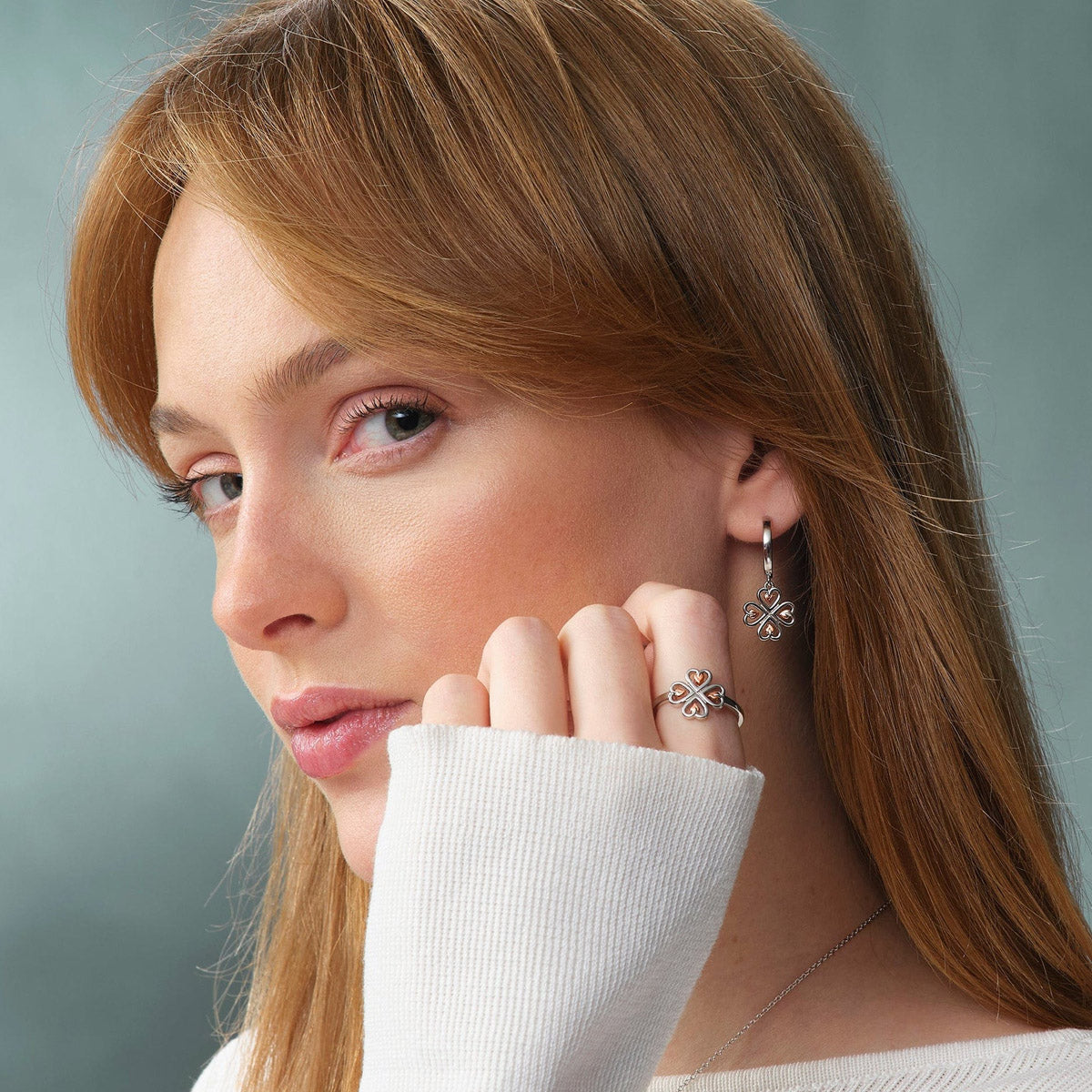 Clogau Sterling Silver & Welsh Gold Tree of Life Earrings