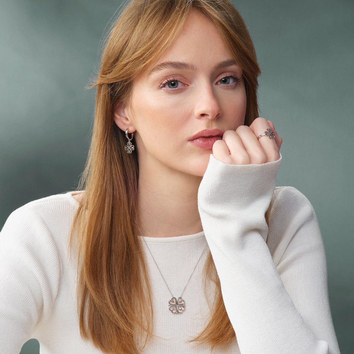 Clogau Sterling Silver & Welsh Gold Tree of Life Earrings