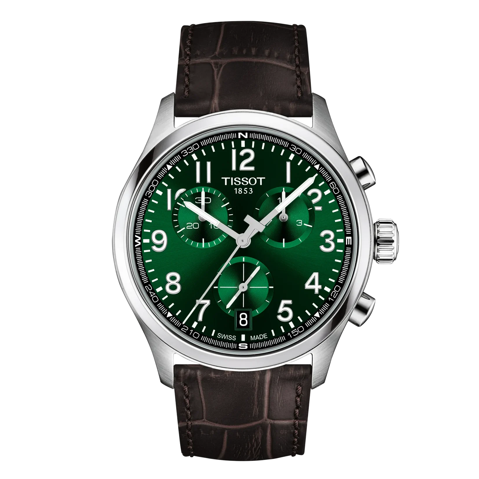 Tissot Chrono L 42mm Green Dial Men's Watch