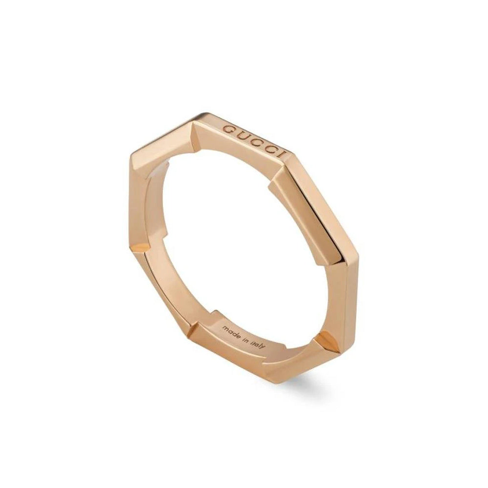 Gucci Link to Love 18ct Rose Gold Ring