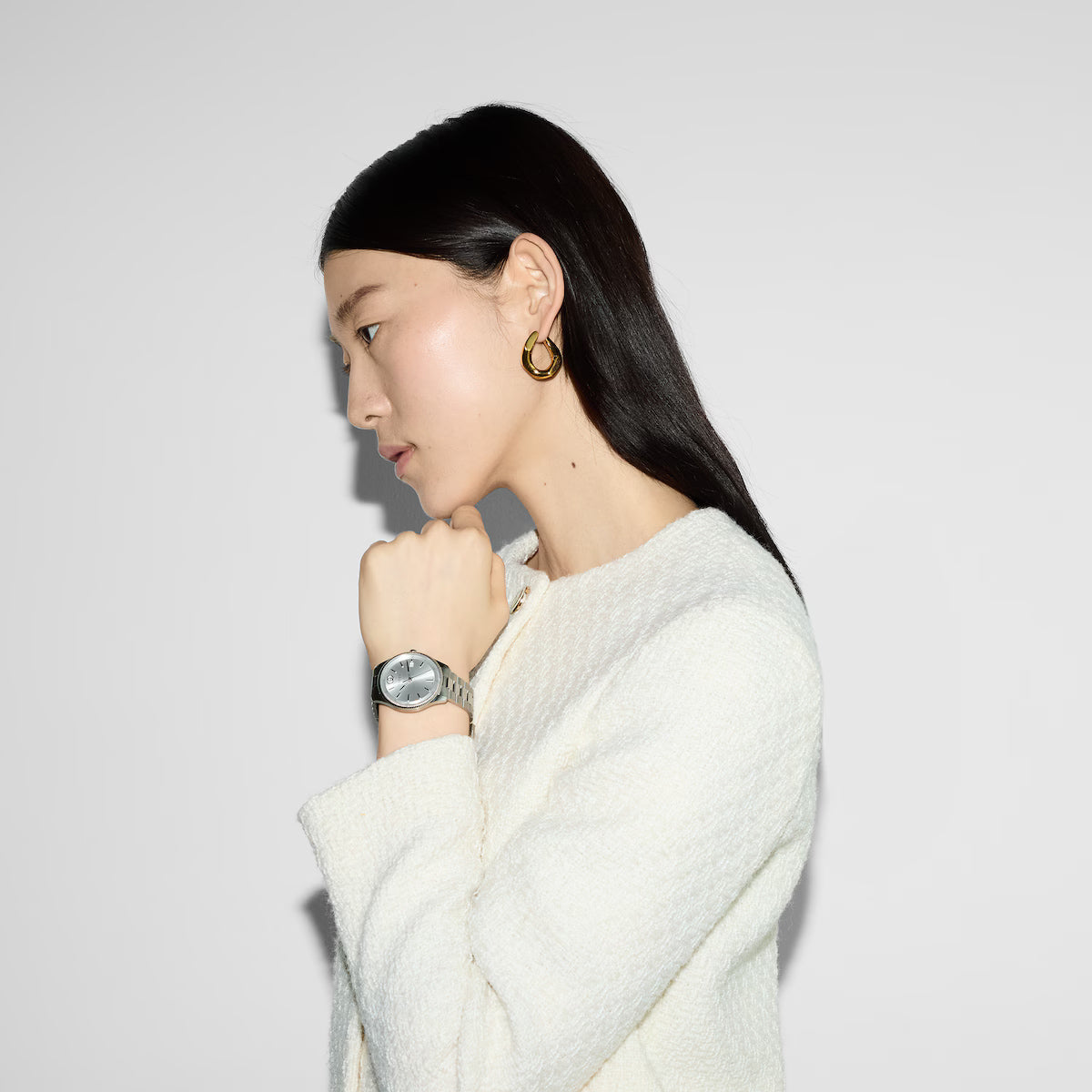 Gucci G-Timeless Two-Tone Silver 38mm Watch