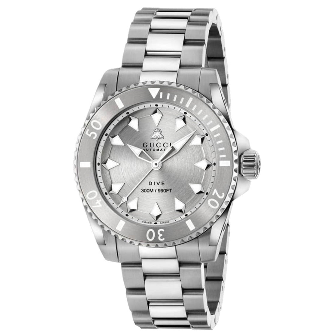 Gucci Dive 40mm Automatic Silver Dial Unisex Watch