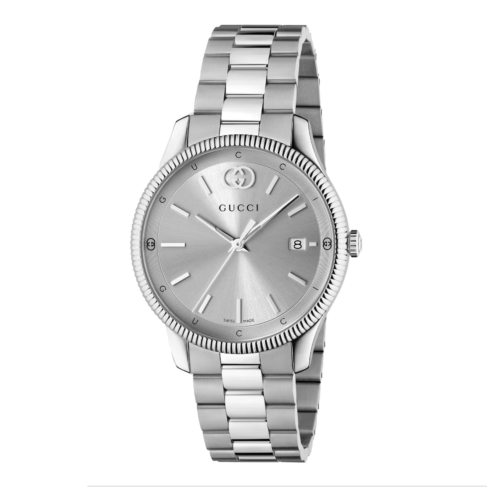 Gucci G-Timeless Two-Tone Silver 38mm Watch