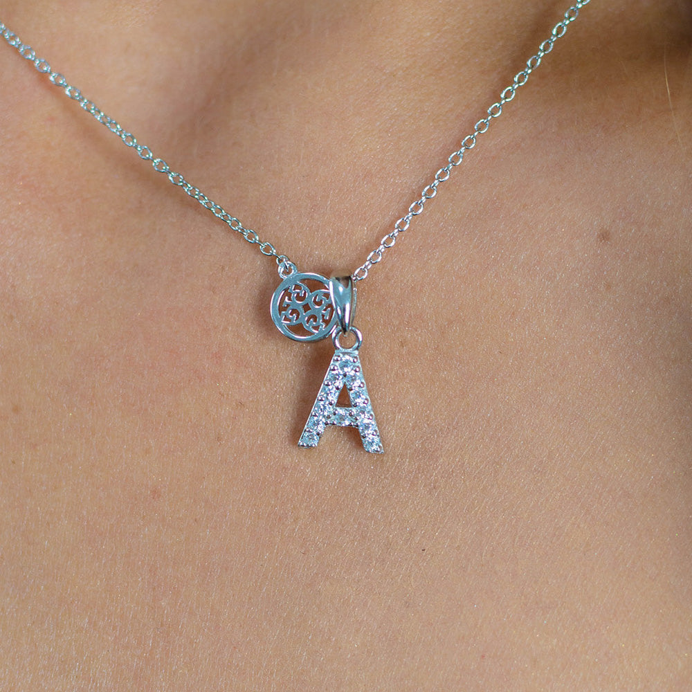 Georgini Sterling Silver Luxury Letter Initial Pendants