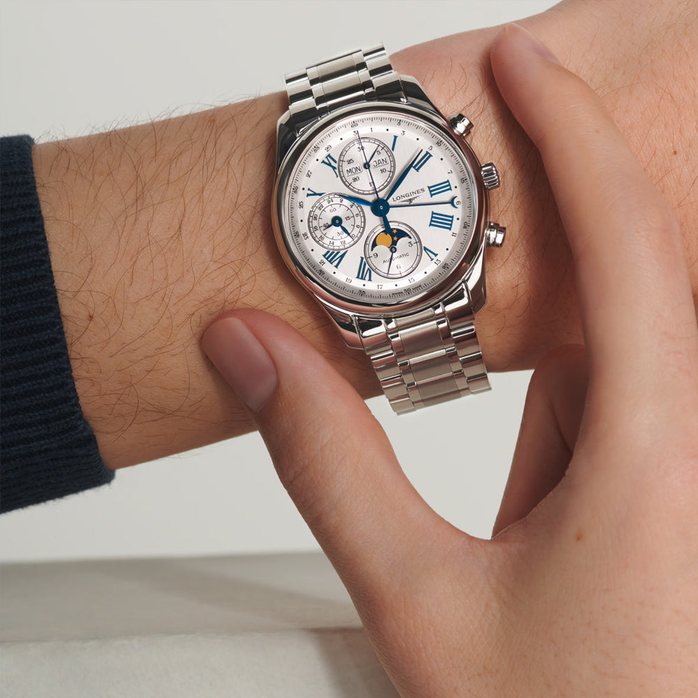 Longines 40mm Master Collection Chrono Moonphase Men's Watch