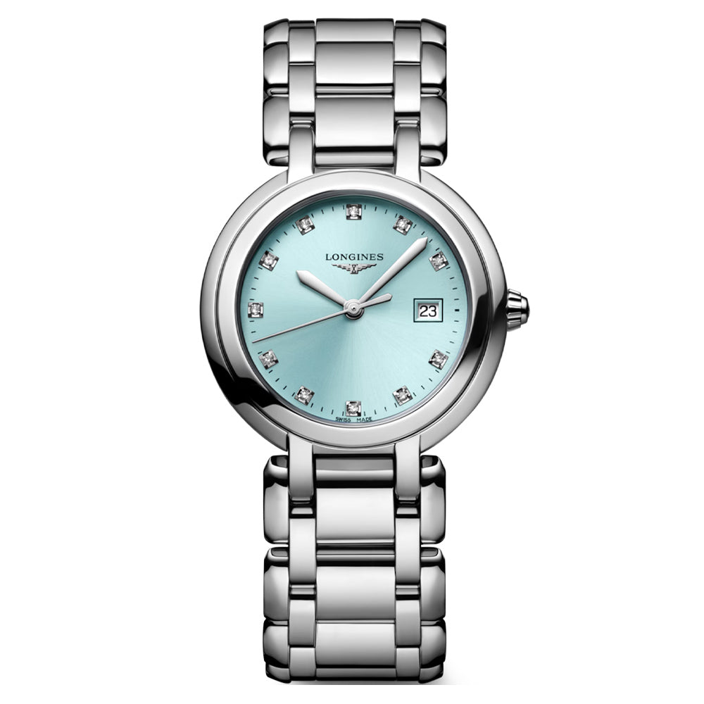 Longines Primaluna 30mm Sunray Blue Quartz Ladies Watch