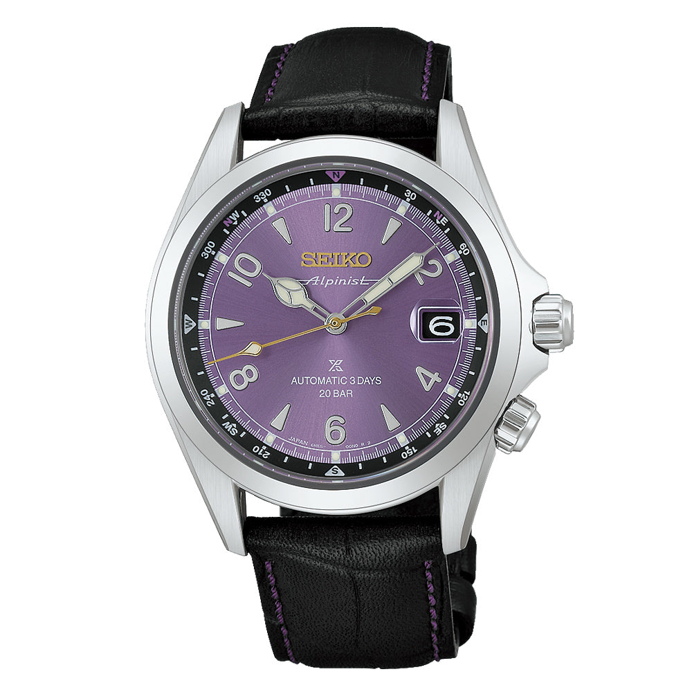 Seiko 145th Anniversary Alpinist Automatic Limited Edition in Edo Purple