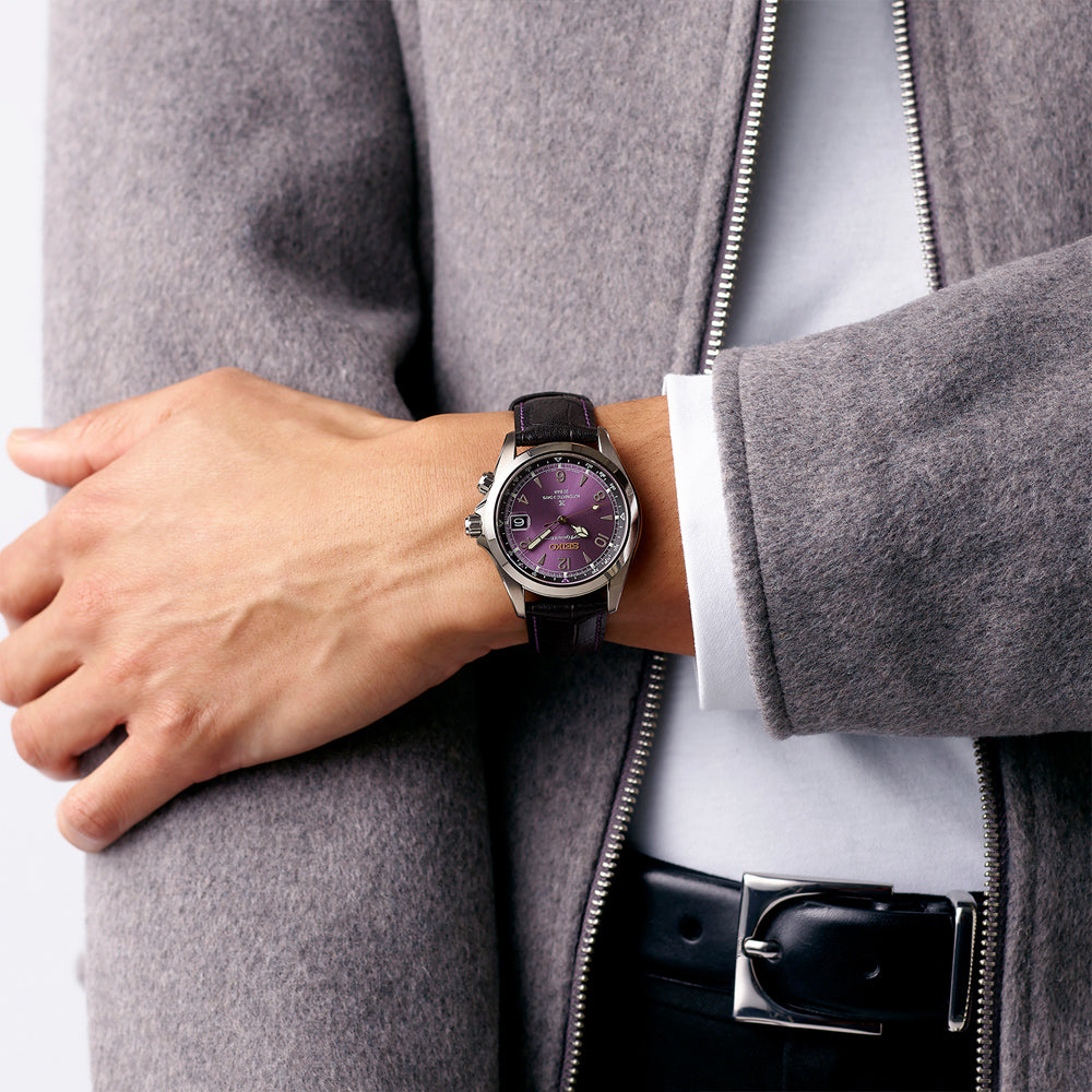 Seiko 145th Anniversary Alpinist Automatic Limited Edition in Edo Purple