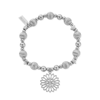 ChloBo 925 Sterling Silver Blossoming Sunrise Bracelet