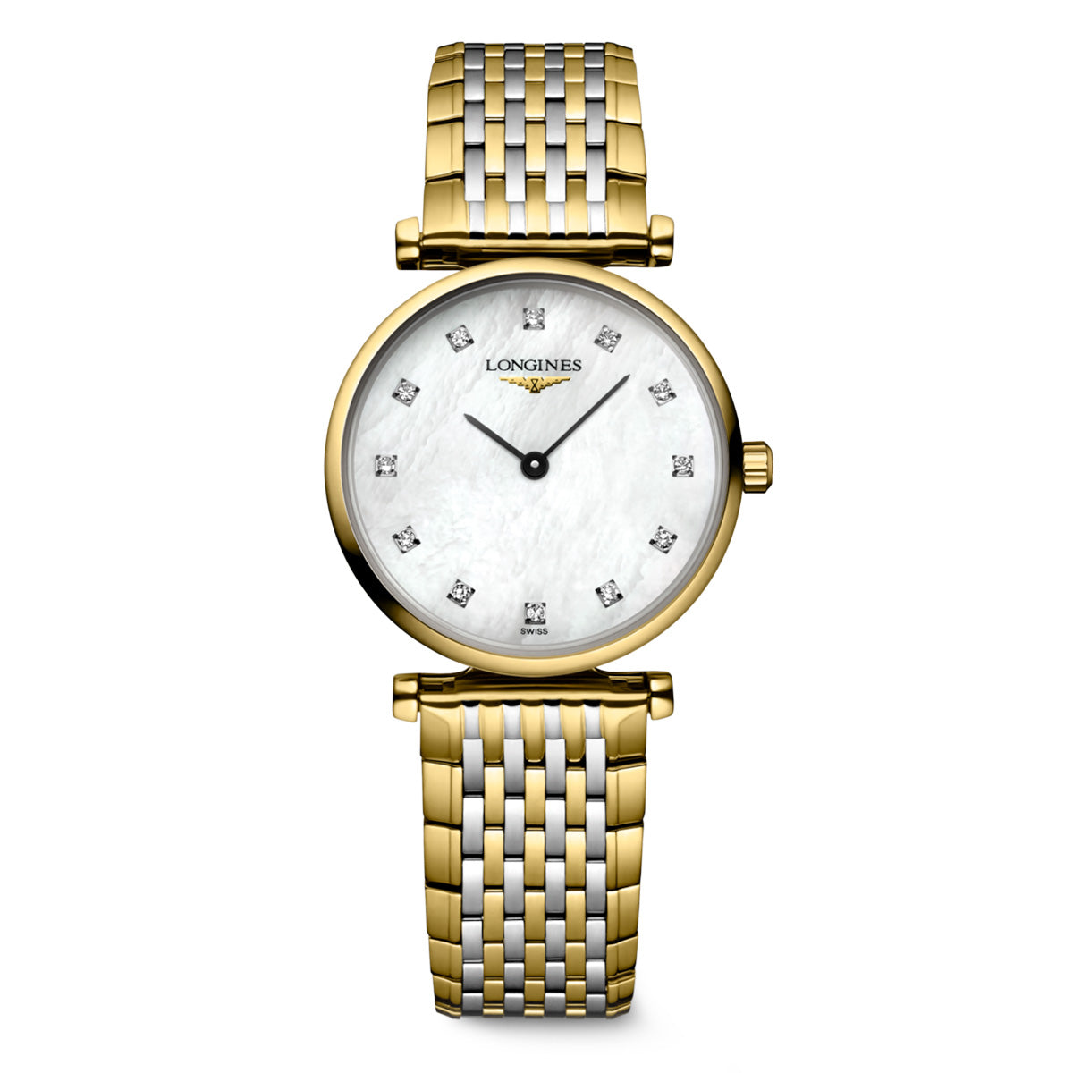 La Grande Classique de Longines Ladies 24mm Bi-Colour Diamond Dot Watch