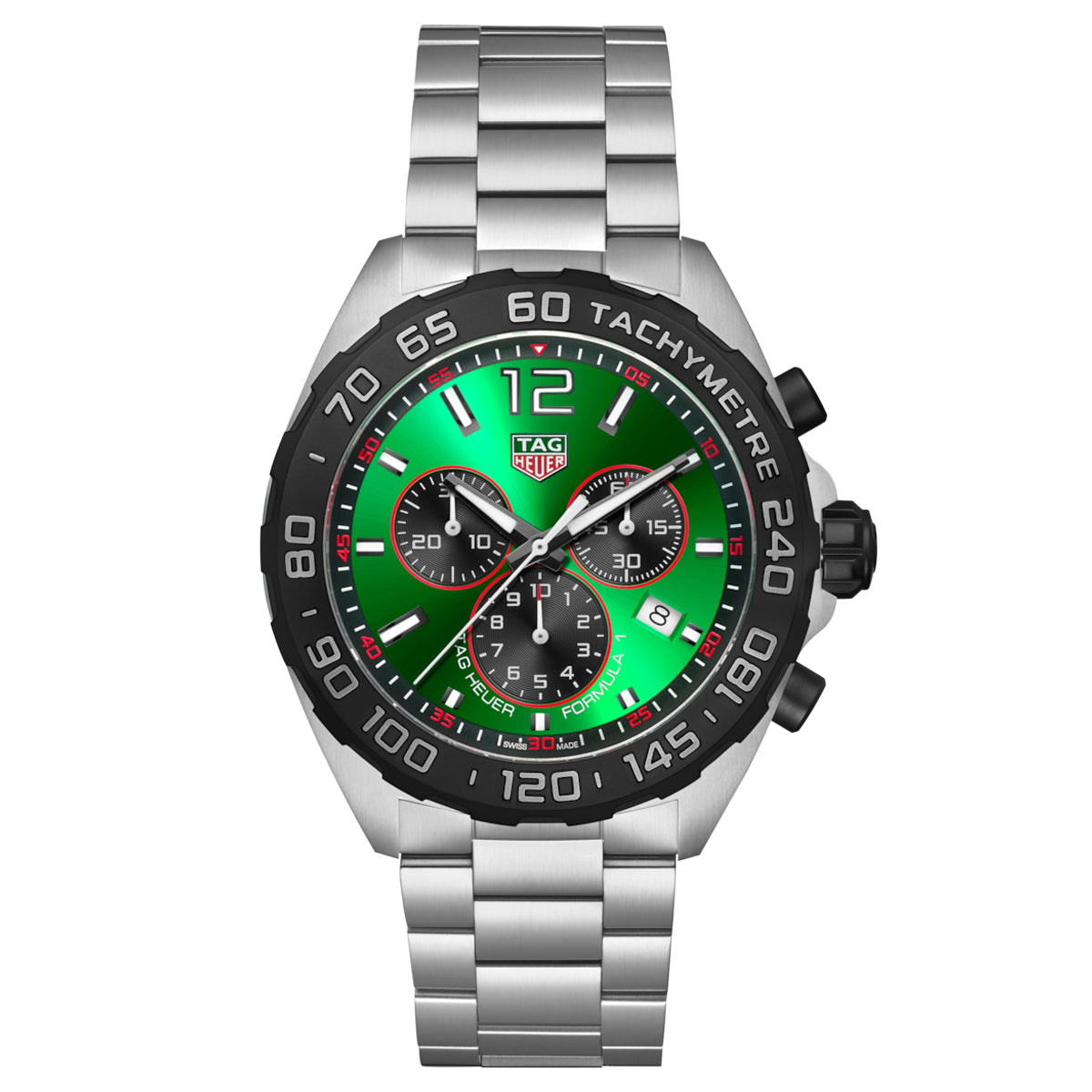 TAG Heuer Formula 1 43mm Green Quartz Men's Watch