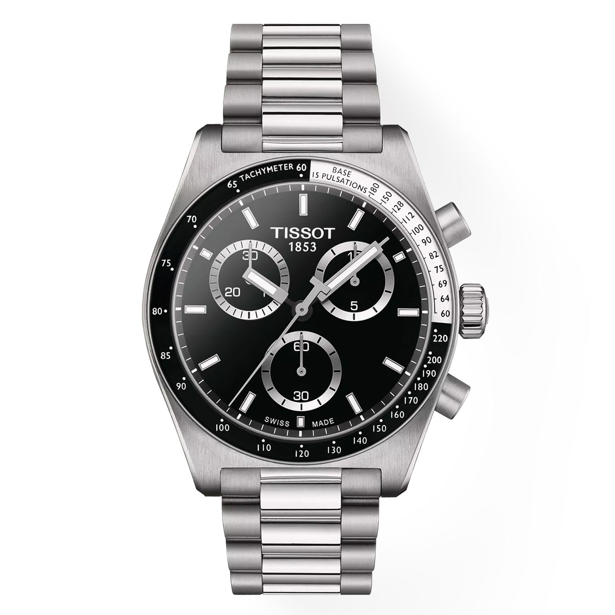 Tissot PR516 40mm Black Dial Chronograph Men's Watch
