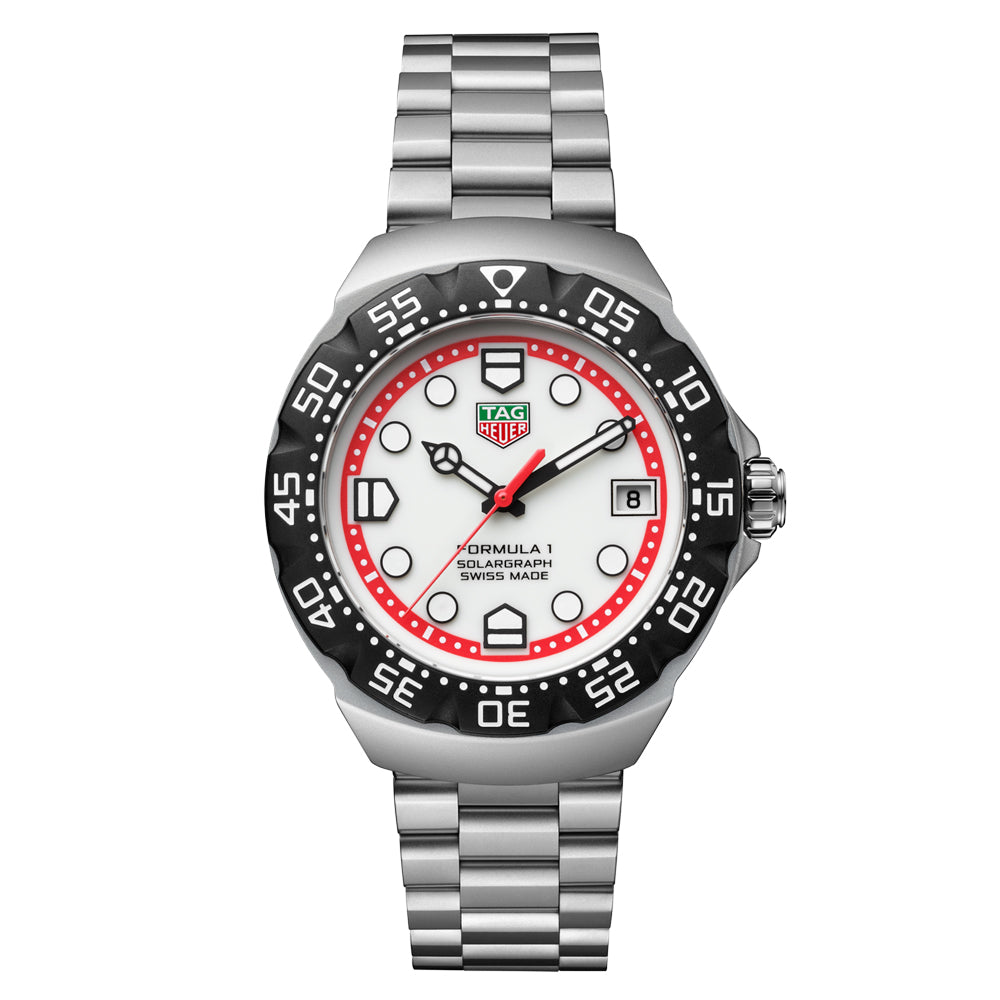 TAG Heuer Black & Red Formula 1 Solargraph Men's Watch