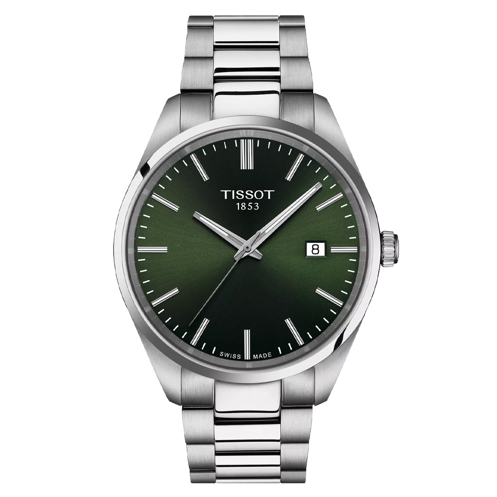 Tissot 40mm Green Dial PR 1000 Men's Watch