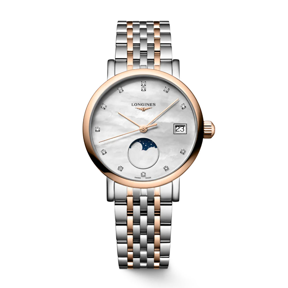 Longines Elegant Collection 30mm Mother Of Pearl Quartz Ladies Watch