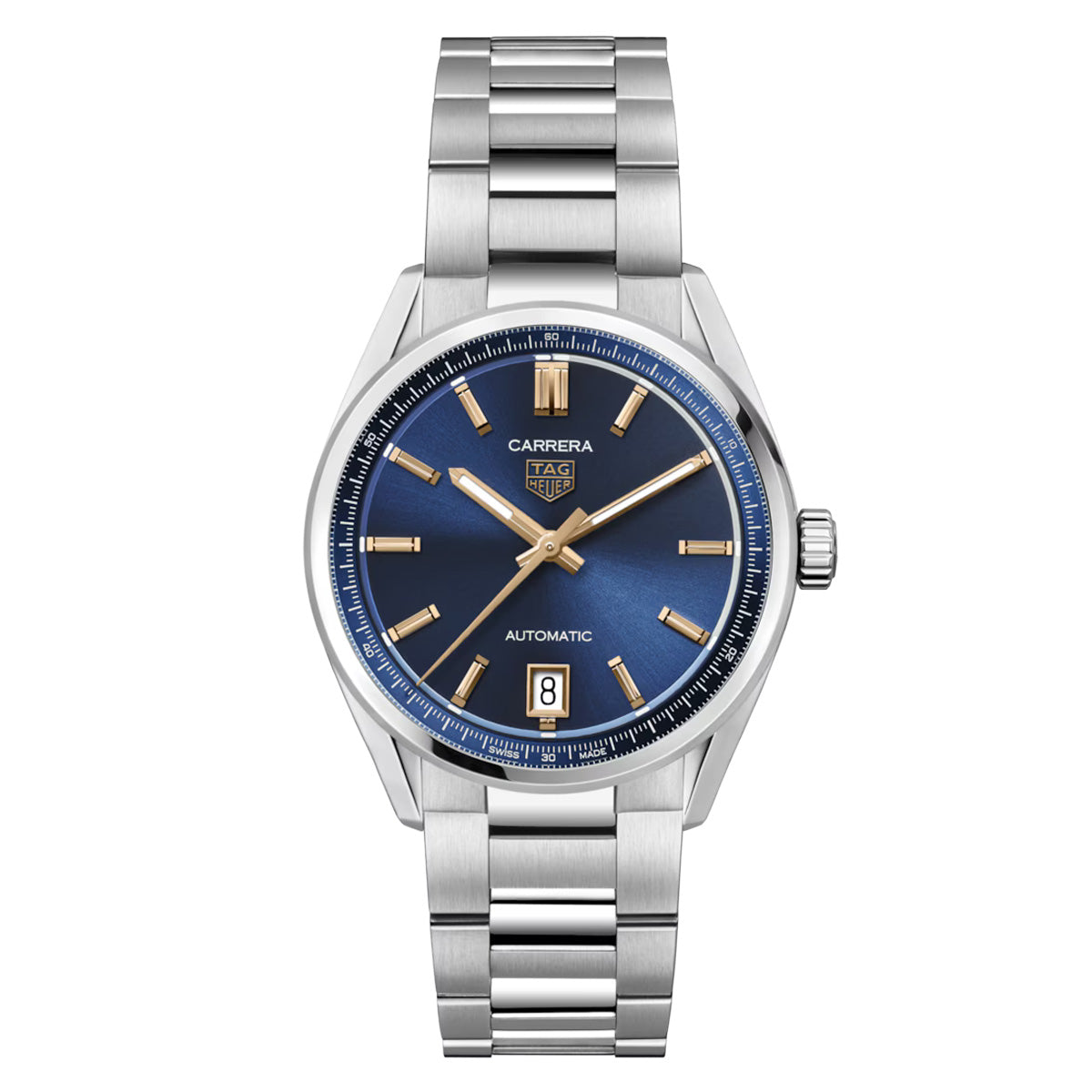 TAG Heuer Carrera Date 36mm Blue Dial Automatic Men's Watch