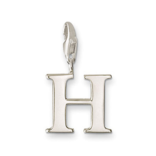 Thomas Sabo Sterling Silver Letter H Charm