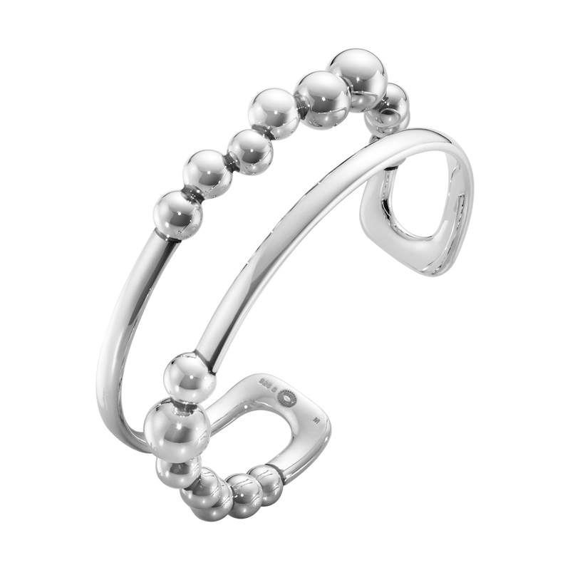 Georg Jensen Moonlight Grapes Silver Bangle 551I