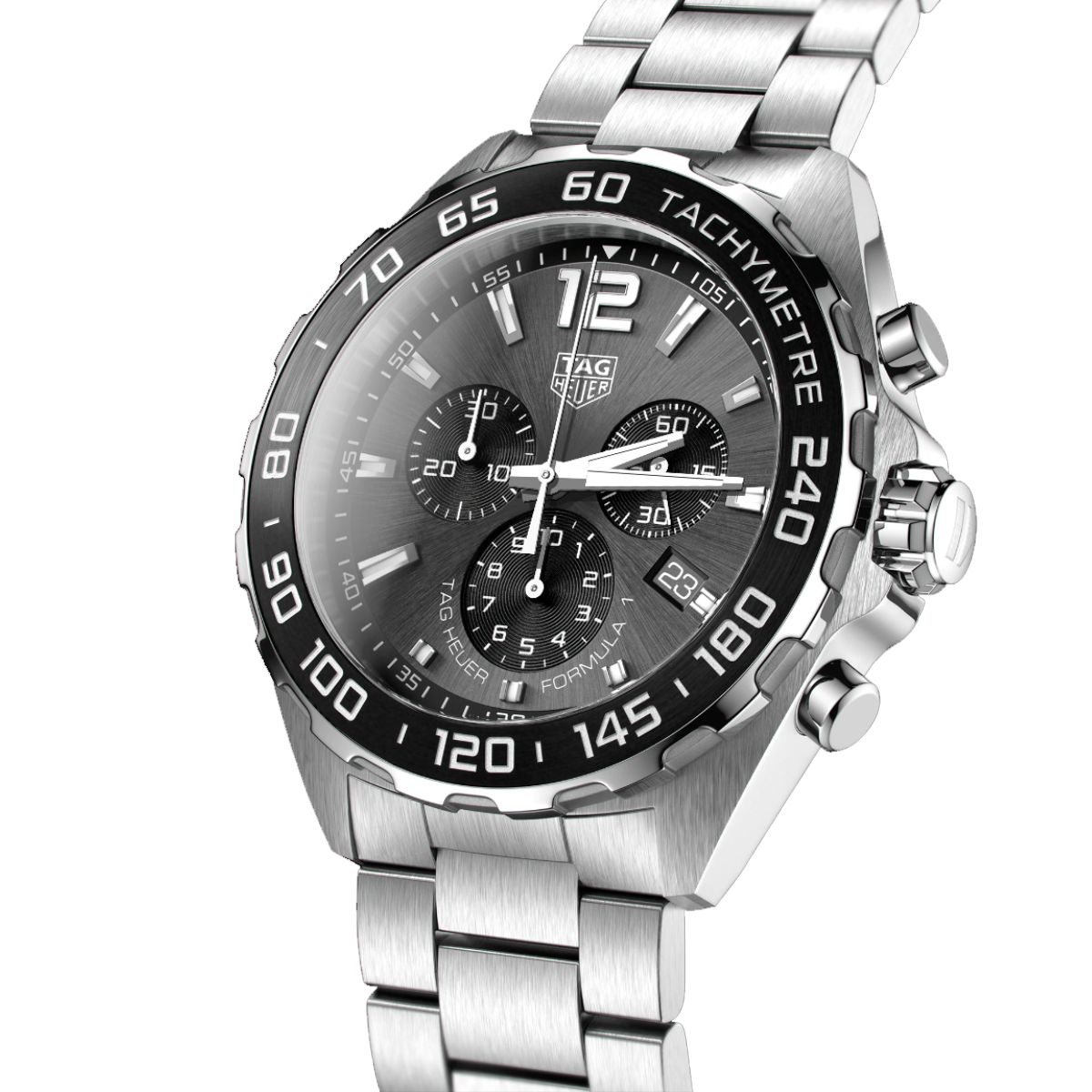 TAG Heuer Grey 43mm Dial Formula 1 Quartz Chronograph Men's Watch