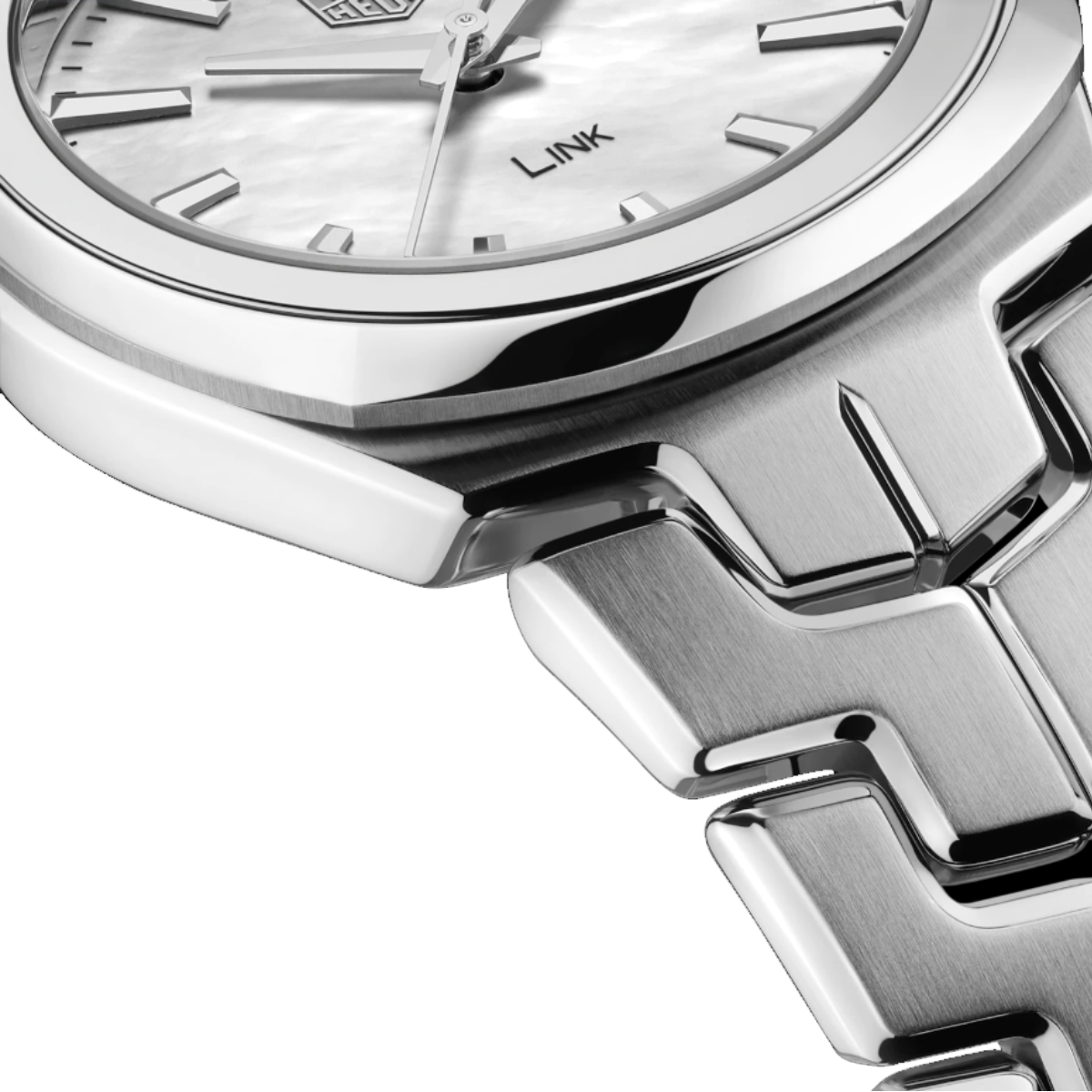 TAG Heuer Mother of Pearl 32mm Dial Link Quartz Ladies Watch