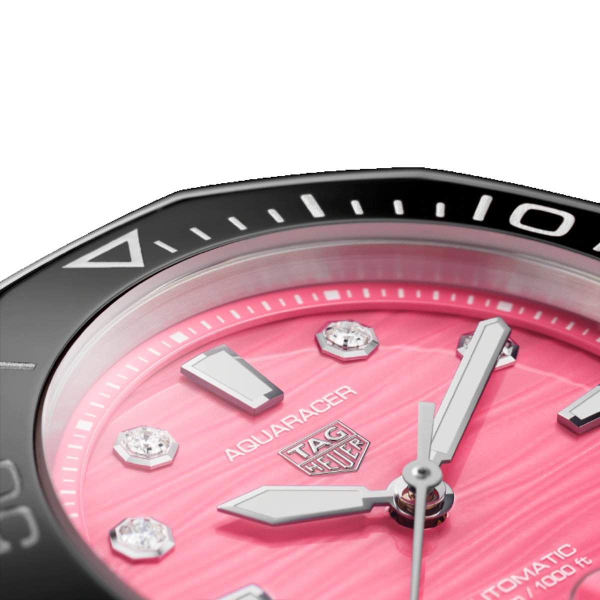 TAG Heuer Aquaracer Professional 300 Date 36mm Pink Dial Automatic Ladies Watch