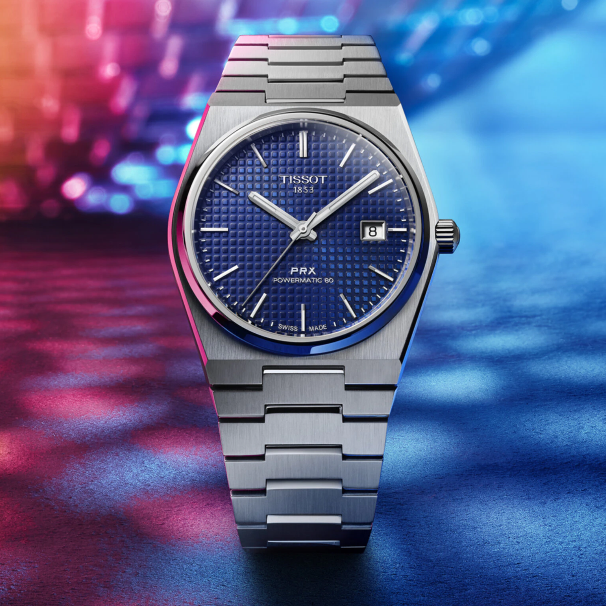 Tissot PRX 40mm Powermatic 80 Blue Dial Stainless Steel Automatic Men's Watch