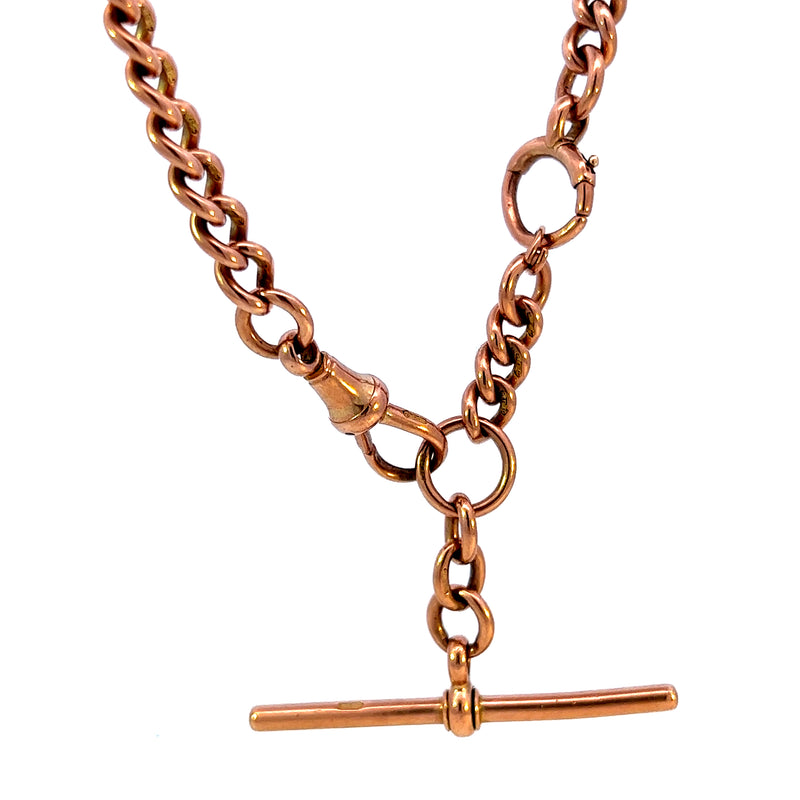 9ct Yellow Gold Vintage Curb Link Necklace