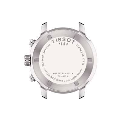 Tissot PRC 200 Chronograph 43mm Black Swiss Quartz Men's Watch