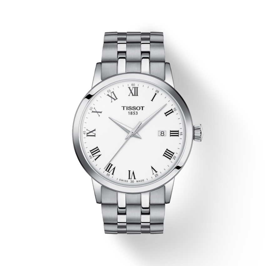 Tissot White Dial Classic Dream White Dial Stainless Steel Men's Watch