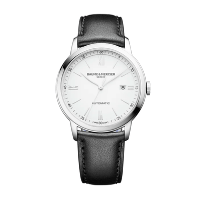Baume & Mercier Classima 10332 42mm White Automatic Men's Watch - Steffans Jewellers