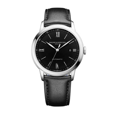 Baume & Mercier Classima 10453 42mm Black Automatic Men's Watch - Steffans Jewellers