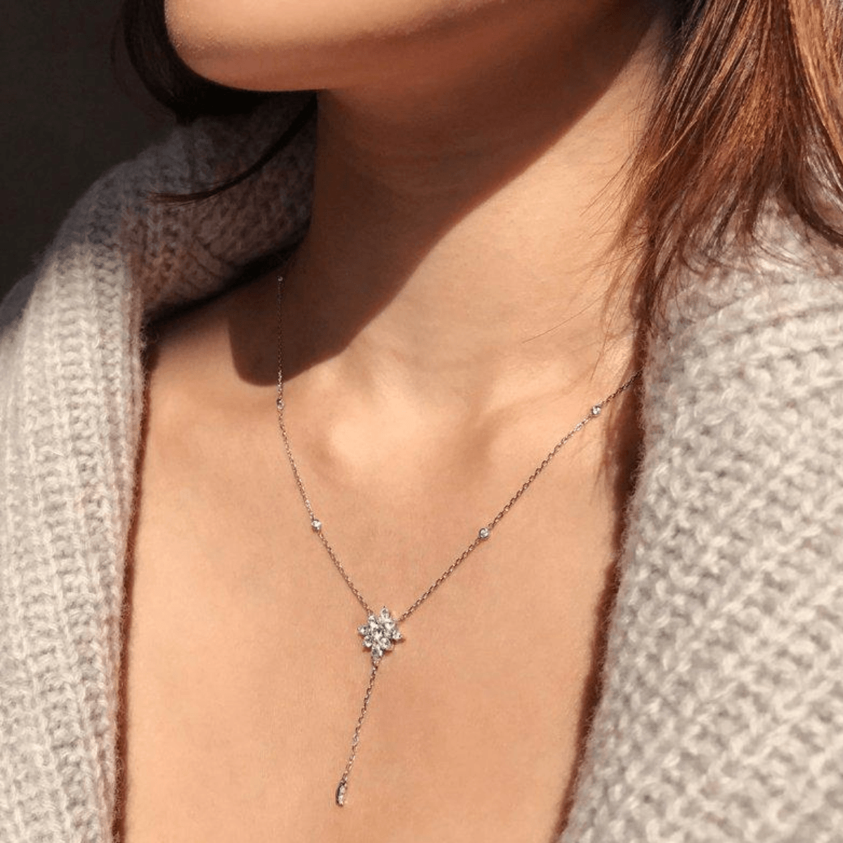 CARAT* London Camelia Drop Necklace - Steffans Jewellers