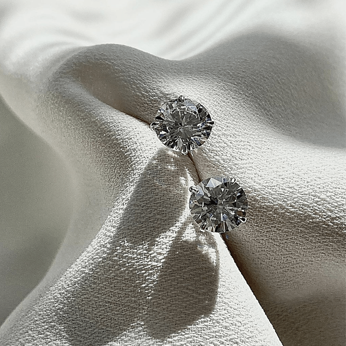 CARAT* London Eternal Four Prong 0.75ct Stud Earrings - Steffans Jewellers