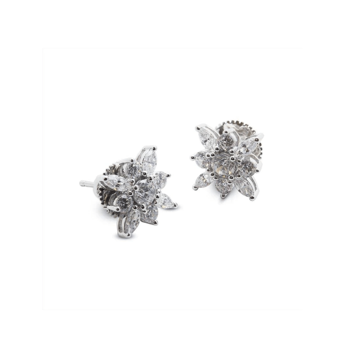 CARAT* London Snowflower Stud Earrings - Steffans Jewellers