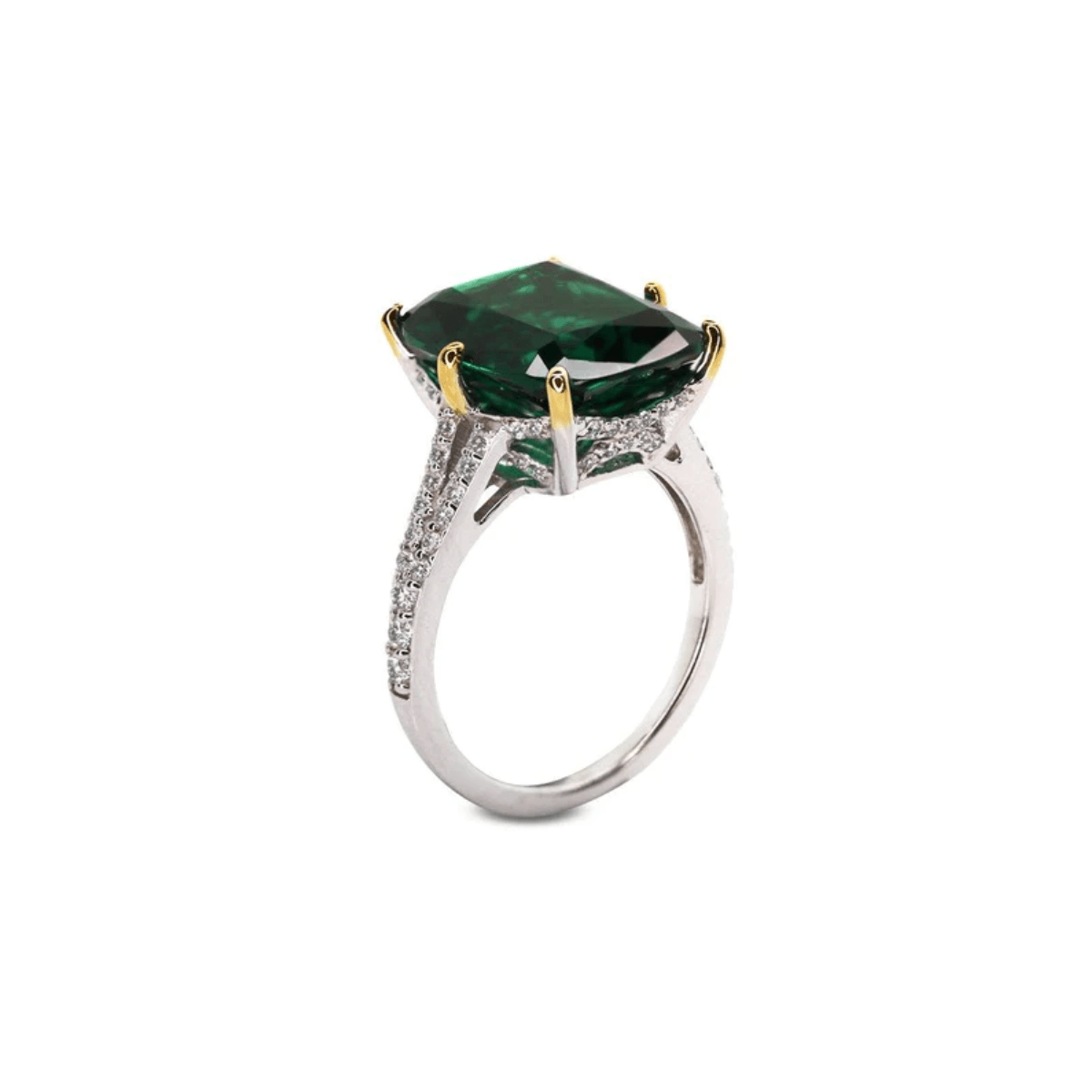 CARAT* London Tatum Emerald Flanders Cocktail Ring - Steffans Jewellers