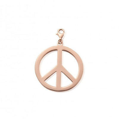 ChloBo Large Rose Gold Plated Peace Pendant - Steffans Jewellers