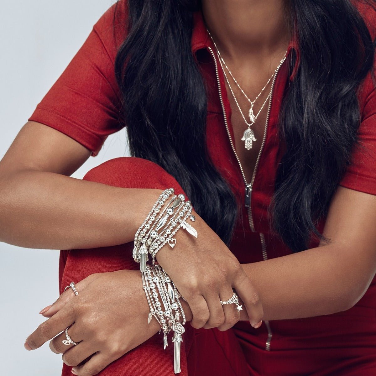 ChloBo Sterling Silver Compassion Set Of 2 Bracelets - Steffans Jewellers