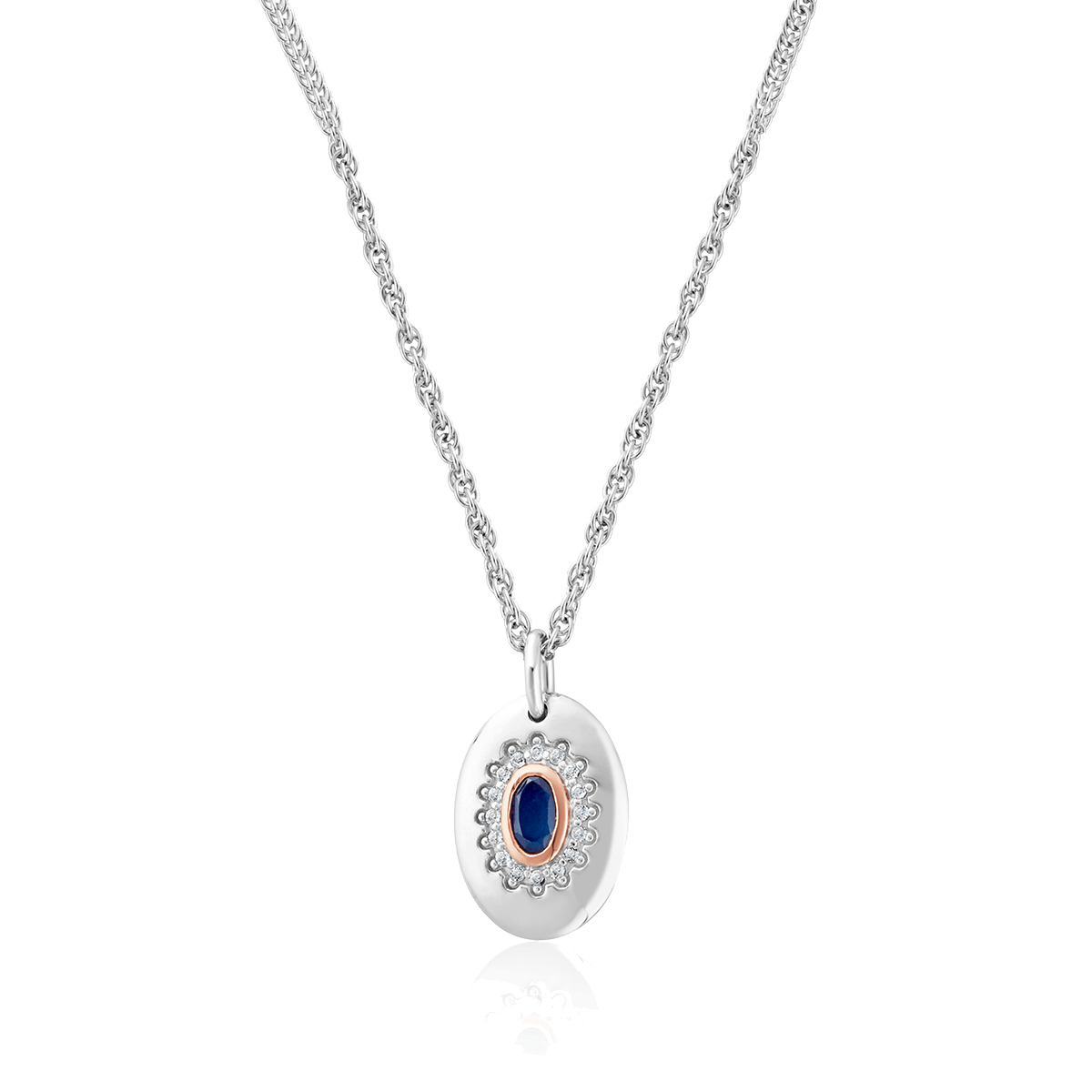 Clogau Princess Diana Sapphire Pendant Necklace