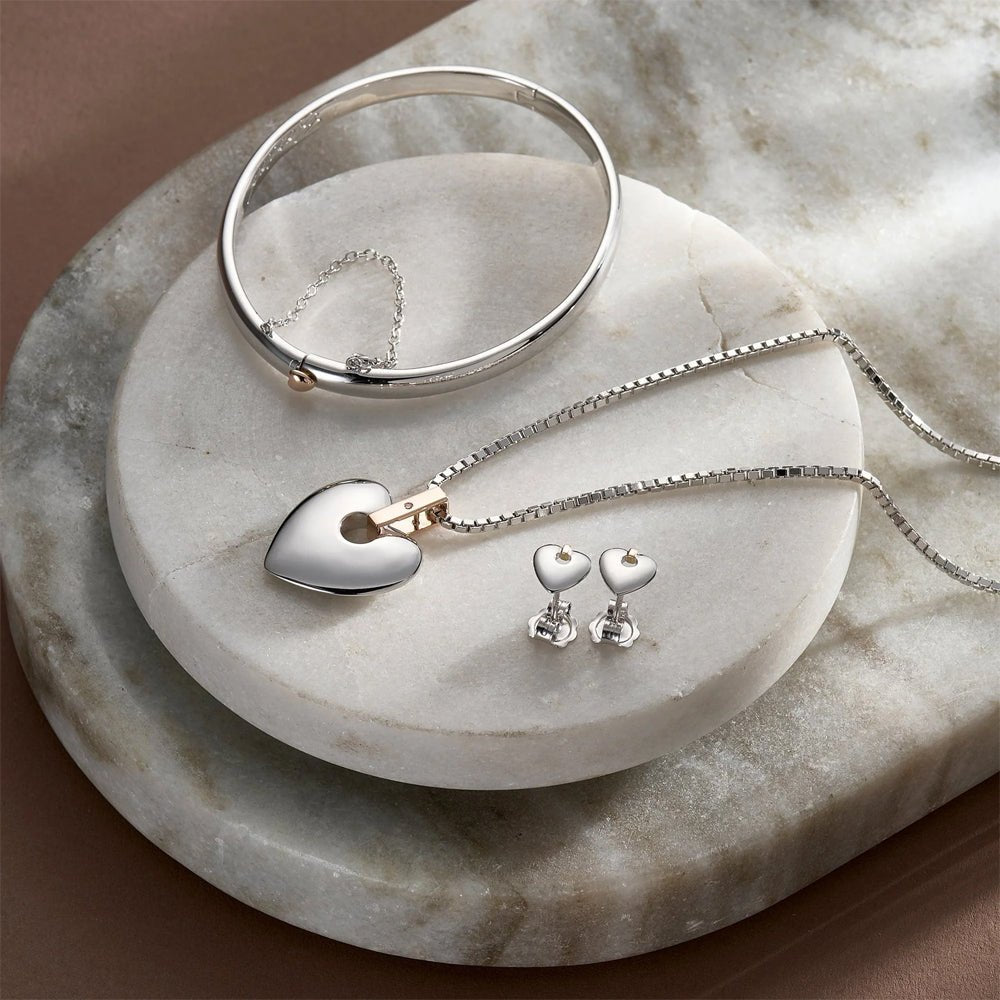 Clogau Cariad Sterling Silver Bangle