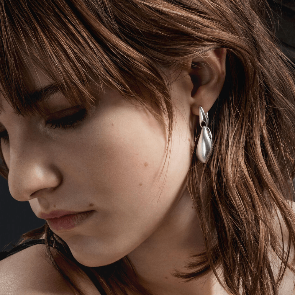 Georg Jensen REFLECT Small Earrings - Steffans Jewellers