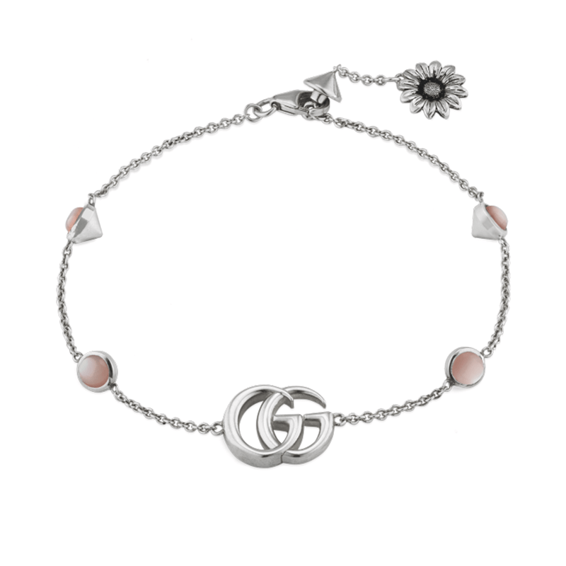 Gucci Double G Mother Of Pearl Bracelet - Steffans Jewellers