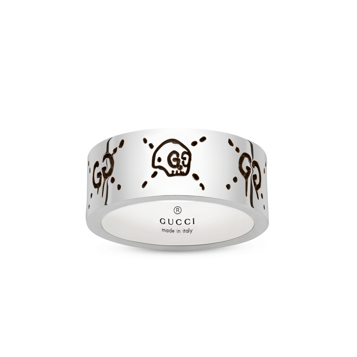 Gucci ghost 2025 ring ebay