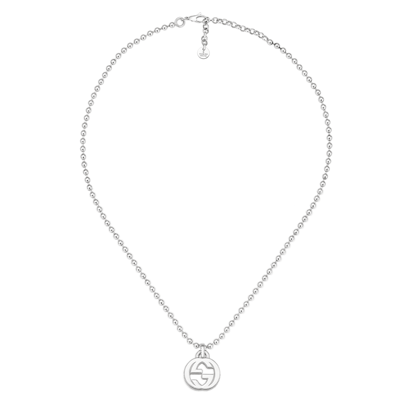 Gucci Interlocking G Silver Necklace - Steffans Jewellers