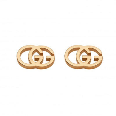 Gucci Running G Yellow Gold Earrings - Steffans Jewellers