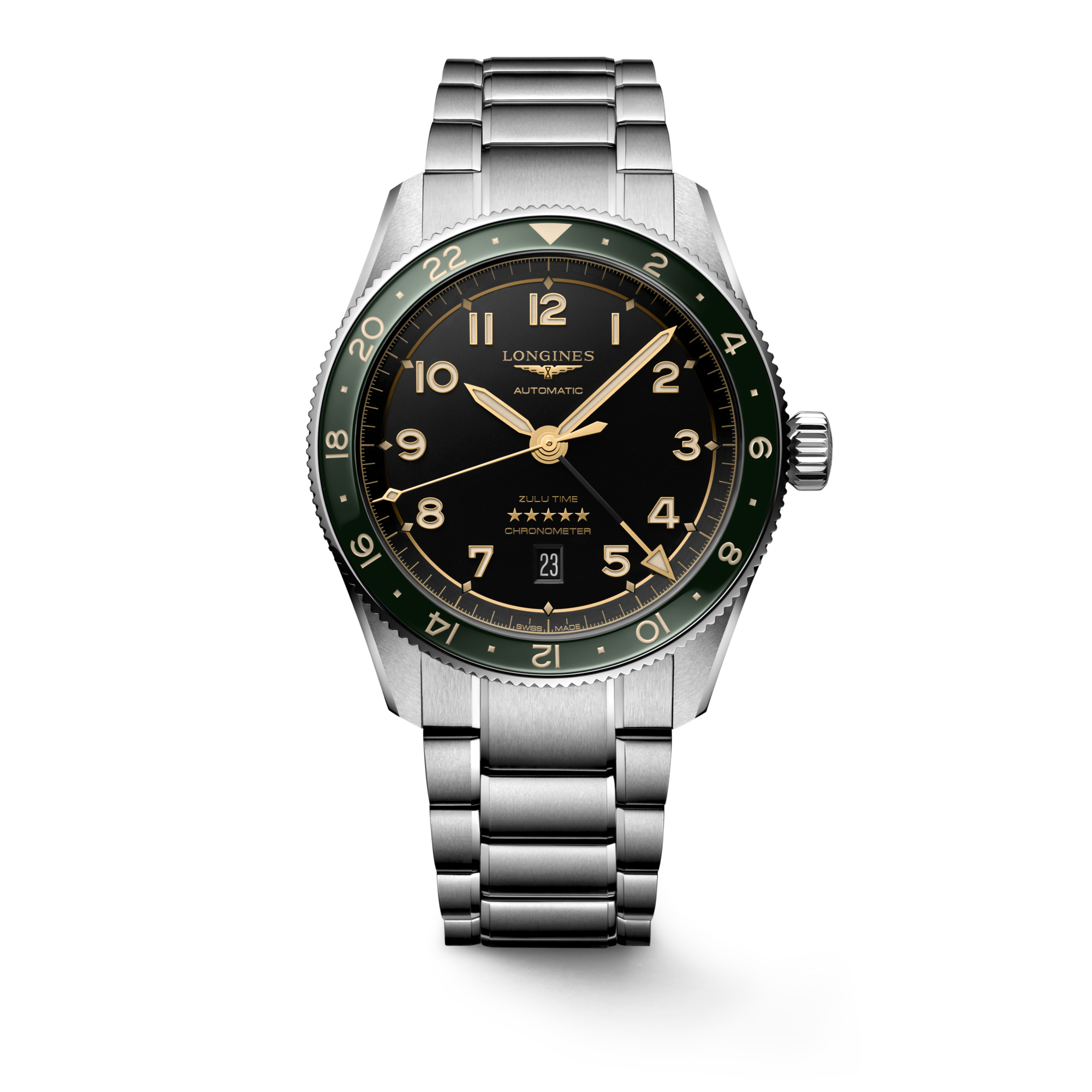 Longines Spirit Zulu Time 42mm Men's Watch