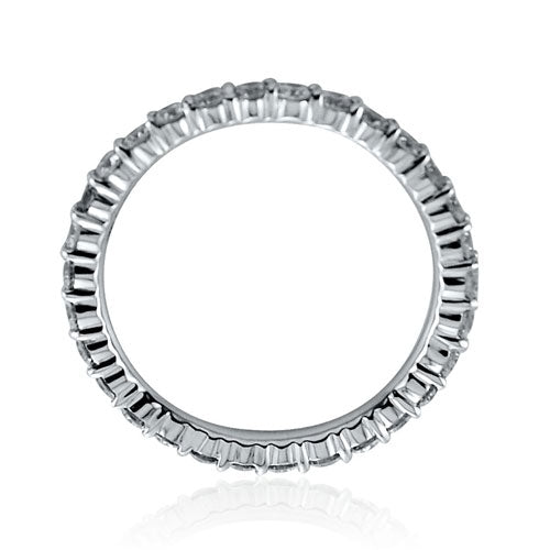 Steffans RBC Diamond Micro Set Platinum Full Eternity Ring (1.00ct)