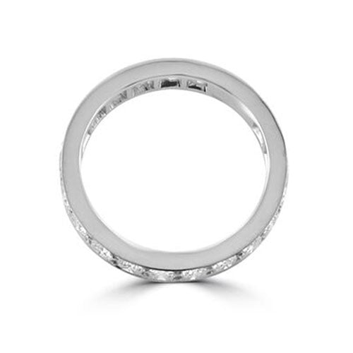 Steffans RBC Diamond Grain Set Platinum Full Eternity Ring (1.70ct)
