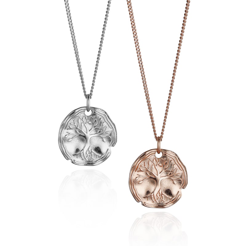 Steff Small Sycamore Gap Pendants With Chain